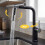 Living And Home Pull-out Sprayer Retractable Kitchen Faucet with 5 Modes 3