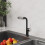 Living And Home Pull-out Sprayer Retractable Kitchen Faucet with 5 Modes 2