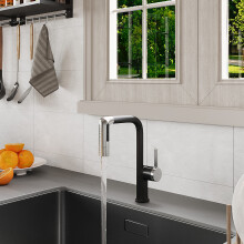 Pull-out Sprayer Retractable Kitchen Faucet with 5 Modes