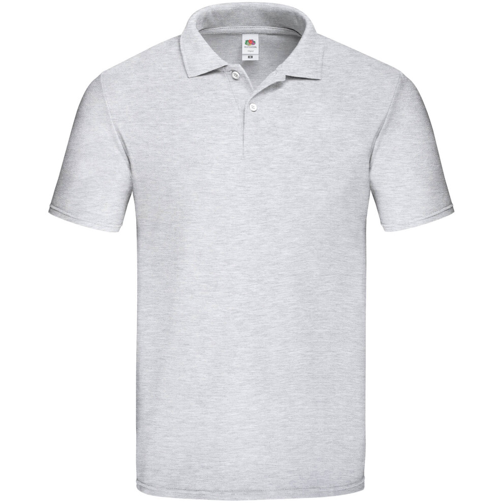 Fruit Of The Loom (Xxl, Heather Grey) Mens Original Polo Shirt