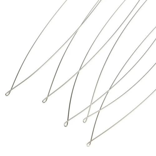 Nano Ring Micro Beads Hair Extension Pulling Loop Threader Hook Tool Wire UK 1