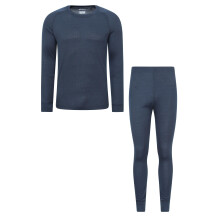 (S, Navy) Mountain Warehouse Mens Talus Thermal Base Layer Set