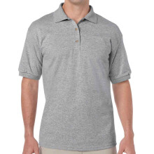 (XL, Sports Grey) Gildan Mens DryBlend Polo Shirt