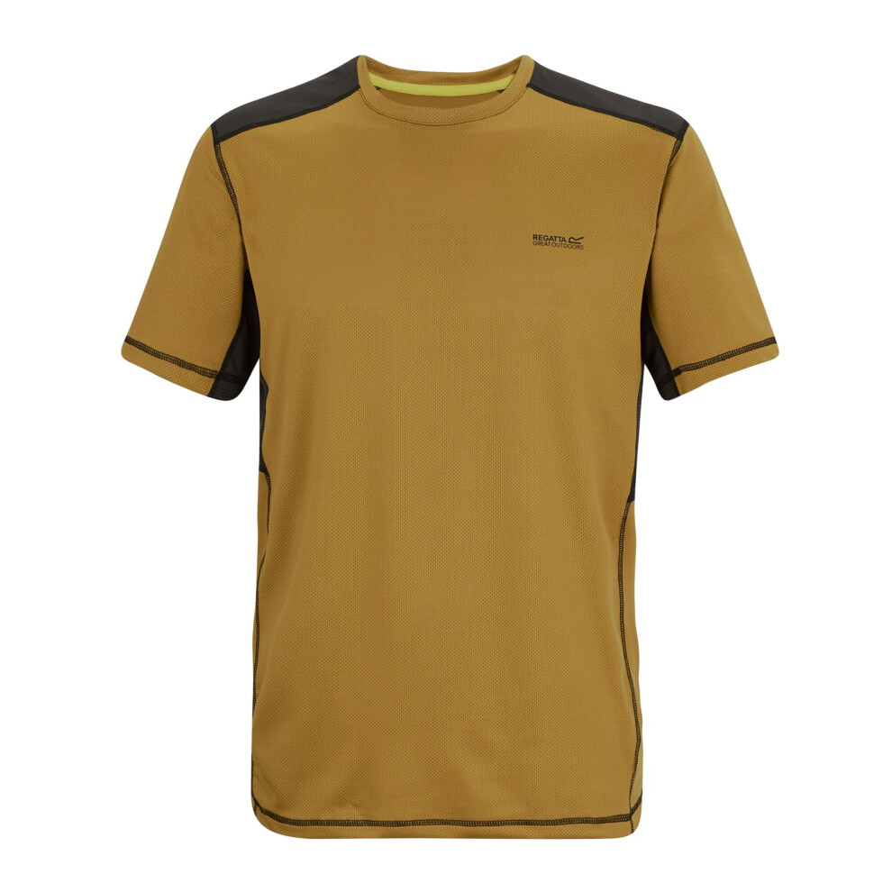Regatta (3Xl, Wood Brown/Black) Mens Virda T-Shirt