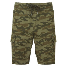 (XL, Green) Wombat Mens Camo Cargo Shorts