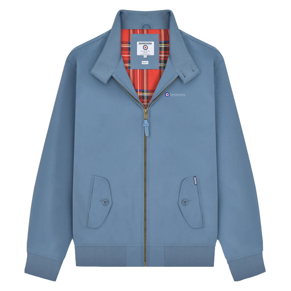 Lambretta (3Xl, Mid Blue) Mens Shower Resistant Harrington Jacket