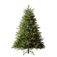 WeRChristmas Pre-Lit Windsor Fir Function Christmas Tree with 300 Multi Dual LED Lights, Green, 5 Feet/1.5 M