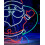 Christmas Santa Neon Rope Light Silhouette 4
