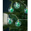 WeRChristmas Bauble LED String Lights with Christmas Trees, Multi-Colour, 5cm 4