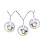WeRChristmas Bauble LED String Lights with Penguins, Multi-Colour, 5cm 1