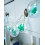 WeRChristmas Bauble LED String Lights with Christmas Trees, Multi-Colour, 5cm 2