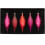 WeRChristmas Glass Baubles, Red/Purple, 5-Piece 1