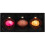 WeRChristmas Glass Baubles, Copper, 3-Piece 1