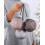 WeRChristmas Glass Baubles, Grey, 3-Piece 2