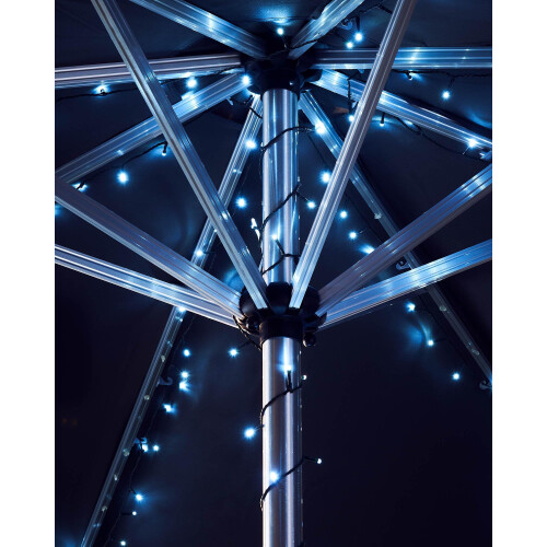 WeRChristmas 120 Ice White Multi-Function LED Light String 1