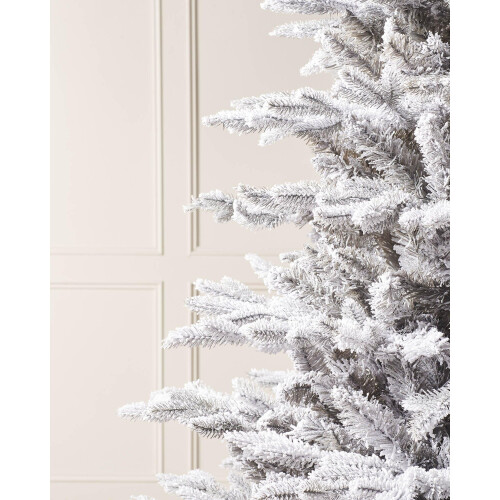 Snow Flocked Grey Fir Christmas Tree 2