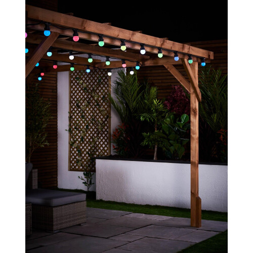 WeRChristmas Festoon Series E27 Colour Changing LED Festoon Bulb 2