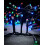 WeRChristmas PRO Series LED Cluster Lights, Black Cable, Multi Colour, 5 m 6