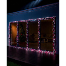 WeRChristmas LED Cluster Lights, Black Cable