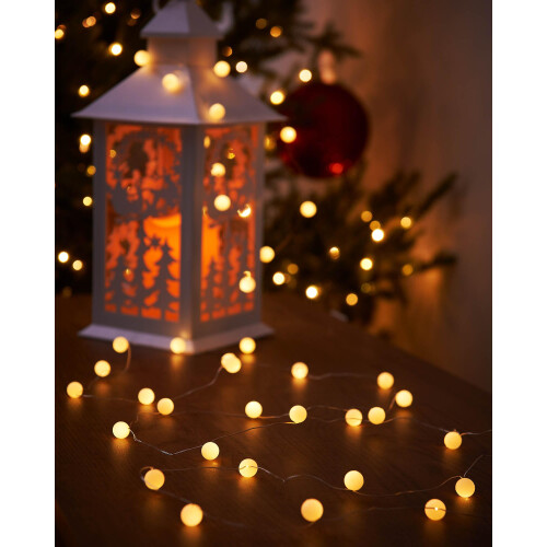 WeRChristmas 25 Pastel Micro LED Berry Lights 1