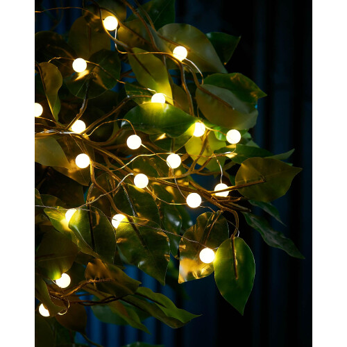 WeRChristmas 25 Pastel Micro LED Berry Lights 2
