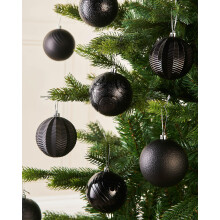 Black Shatterproof Baubles