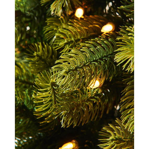 Pre-Lit Mixed Pine Half Christmas Tree, 7ft 1