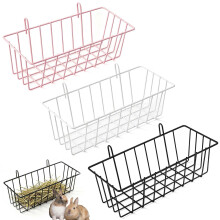 3PCS Metal Hanging Rabbit Hay Feeder for Guinea Pig & Small Pets