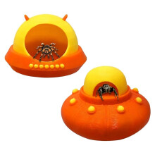 2PCS Spider Hide Magnetic Platform, Hollow Jumping Spider Ledge with Dual Strong Magnets, Washable Removable Terrarium Habitat Decor for Spiders