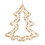 WeRChristmas Christmas Tree Silhouette with 35-LED, 37 cm - Warm White 1