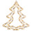 WeRChristmas Christmas Tree Silhouette with 35-LED, 37 cm - Warm White 4