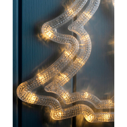 WeRChristmas Christmas Tree Silhouette with 35-LED, 37 cm - Warm White 2