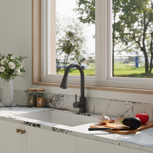 Living And Home Pull-Out Sensor Kitchen Faucet