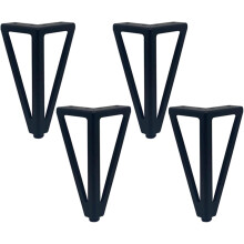 4x 15cm Metal Furniture Legs Heavy Duty Sofa Legs