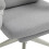 (Grey, Polyester) Ergonomic Office Chair with Reclining Backrest 8