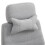 (Grey, Polyester) Ergonomic Office Chair with Reclining Backrest 7