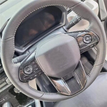 For Veloz 2022-2024 Carbon Fiber Car Steering Wheel Buttons Cover Frame Trim Interior Accessories
