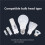 3X Multi-Interface Test Lamp Holder 12 Port Led Bulb Tester Versatile Led Lcd Tester for E27 B22 E14 Bulb Test EU Plug 6