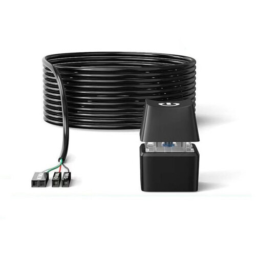 2X LED Light Computer Desktop  PC Motherboard External Start Power Button Extension Cable 10M Black 1