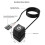 2X LED Light Computer Desktop  PC Motherboard External Start Power Button Extension Cable 10M Black 8