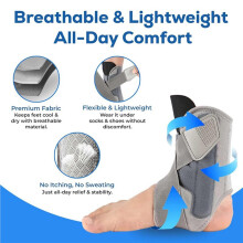 2X Enkelbrace voor Vrouwen en Mannen, Enkelbrace voor Verstuikte Enkel, Enkelondersteuningsbrace voor Herstel van Blessures, Verstuiking, Achillespees