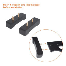 2X Support D'épée Rembourré pour épée de Protection en Velours pour Support D'épée Templier Japonais Katana Genji - Dragon