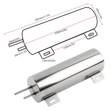 2 Set 3X9 Inch Radiator Overflow Tank Bottle Coolant Overflow Tank Universal Car Supplies