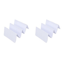 200 Piezas UHF 860-960Mhz Tarjeta Blanca de Largo Alcance de Lectura Tarjeta Pasiva UHF RFID PVC para Gestión de Acceso
