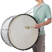 2X Adjustable Parade Marching Bass Drum Shoulder Strap-Sling Nylon Belt Metal Clip
