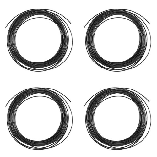 4pcs 10M ABS 3D 1.75mm Printer Filament for 3D Scribble Pen Printers - Black 1