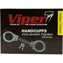 Viper TACTICAL Classic Heavy Duty Standard Security Handcuffs Polished Finish With 2 Keys