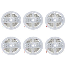 6X Super Brillant 5M 300 SMD 5630 Barre A Bande LED Chaine de Lumieres Blanc