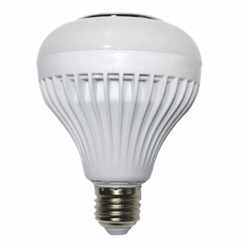 2X E27  RGB Wireless  Speaker Bulb Music Playing Dimmable LED Bulb Light Lamp with Remote Controller