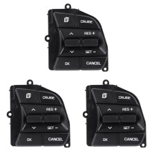 3X Car Right Side Steering Wheel Cruise Control Button for Sonata 9 LF